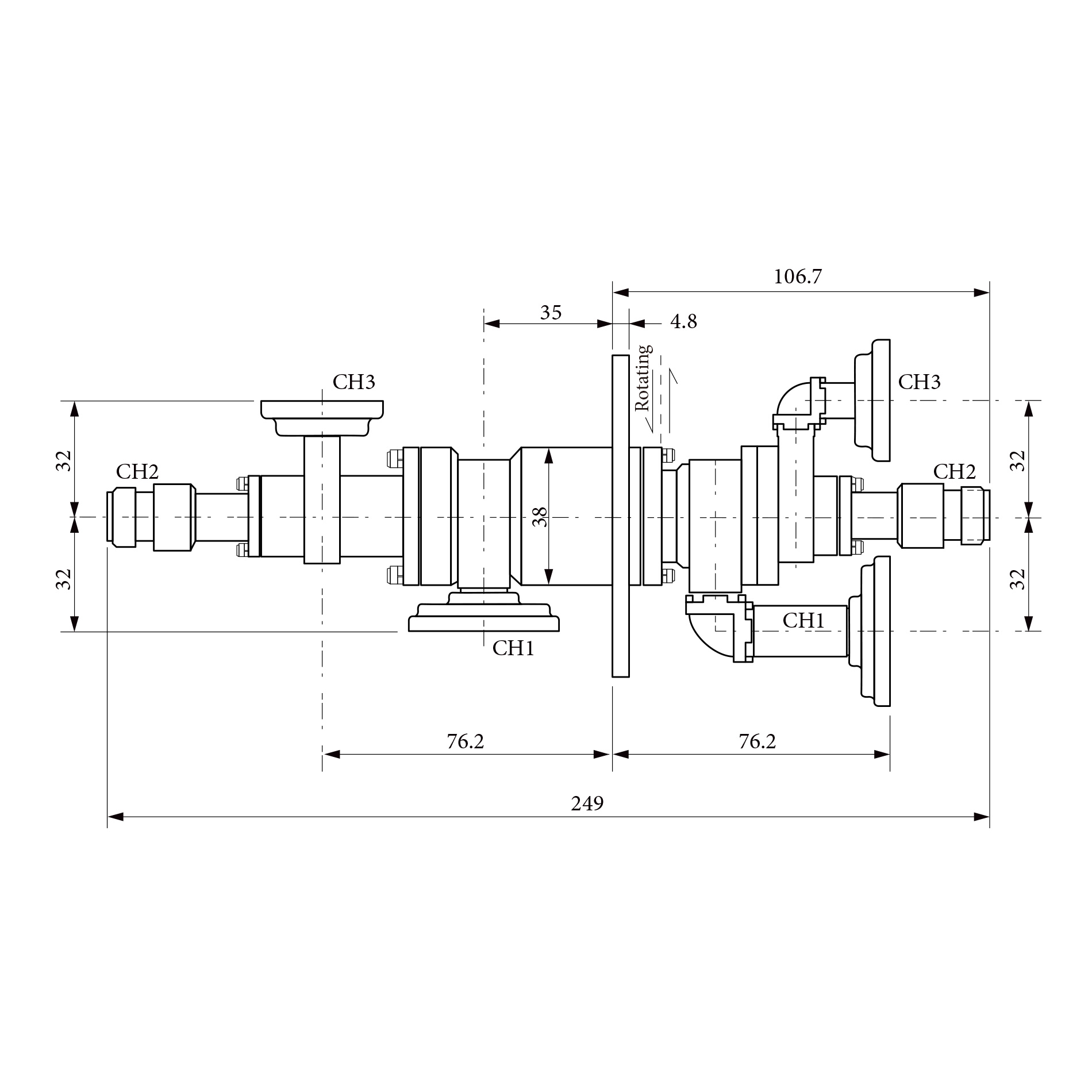 ��·���D(zhu��n)�P(gu��n)��(ji��)RJ153188 1CH 2CH ��8.5-10.5 GHz 3CH��16.0-17.0 GHz