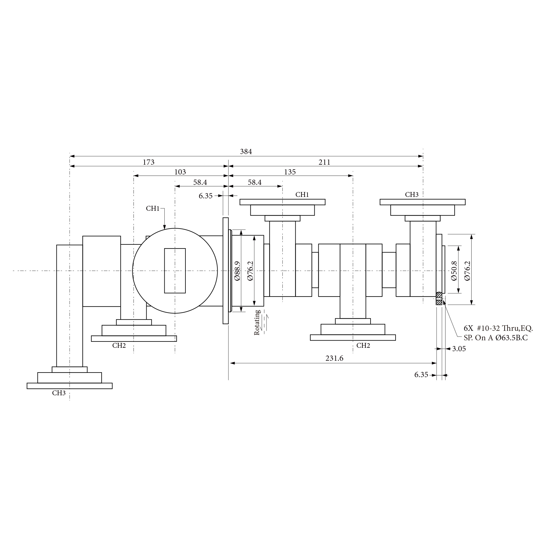 ��·���D(zhu��n)�P(gu��n)��(ji��)RJ153186 1CH 2CH 3CH����5.4 ~5.9 GHz WR 187 Flange